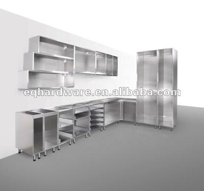 China Modern Wholesale Non Welding Flat Packing Stainless Steel OEM Kitchen for sale