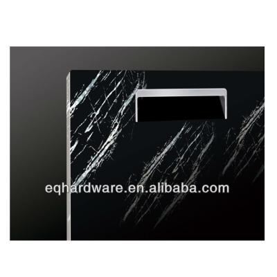 China Black Modern Kitchen Marble Stainless Steel Cabinet Inox Black Door for sale