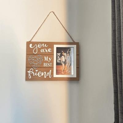 China Europe's Best Friend Wooden Picture Frame Wall Stands 4 x 6 Inches for sale