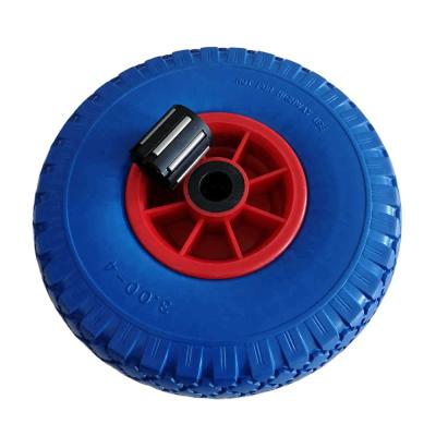 China Other promotional goods using PU foam 3.00-4 sting cart wheel free flat wheel PU foam wheel for sale