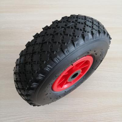 China Flat Freewheel PU Beach Foam Flat Free Tire 7