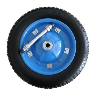 China Other 13 Inch 3.00-8 PU Polyurethane Foam Solid 13 Wheel Flat Free Tires for sale