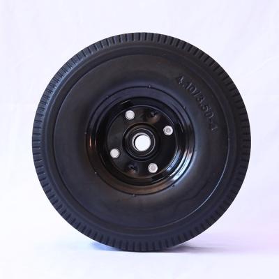 China Other Hot Sale 2021 High Quality Polyurethane 10inch 3.50-4 Wheel Barrow Wheels PU Foam Wheels From China Wholesale for sale