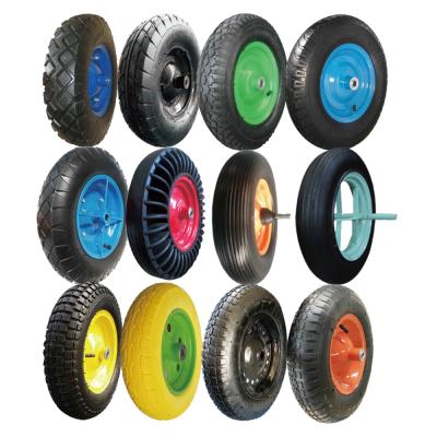 China Other 13 14 15 16 inch wheelbarrow wheel wheelbarrow wheel and tire with 3.50-6 3.00-8 3.25-8 3.50-8 4.00-8 for sale