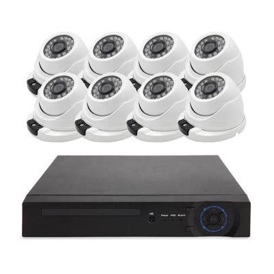 China Hybrid Night VISION 5MP 1080p AHD Daytime Outdoor Security HD Night Vision 5MP 1080p AHD DVR Camera Kit 8ch Video VCR CCTV System Set for sale