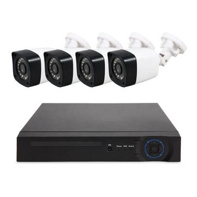 China 1080p analog surveillance cameras 4ch hd home security camera system 1080p AHD bullet camera with dvr recorder P2P support phone view for sale