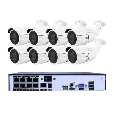 China H.265 Video Surveillance Full Set PoE NVR Kits 5mp 8channel IP Security CCTV System Direct High Quality Outdoor Factory VS-W3251-POE-K08 for sale