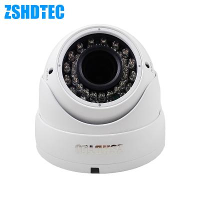 China Waterproof / Waterproof Outdoor CCTV Security Metal Dome Camera AHD 5mp Home Surveillance Varifocal IR Day Night Hybrid 4 in 1 HD Camera for sale