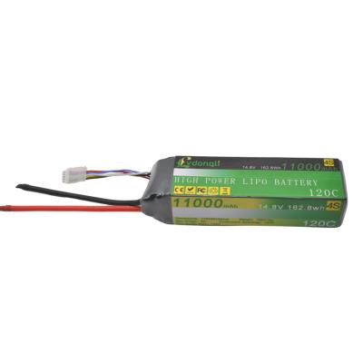 China Golf Carts Hot Selling Polymer 14.8v 11000mah Lipo Rechargeable Lithium Battery for sale