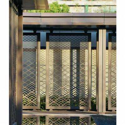 China New Best Selling Classic/Postmodern Surviving Steel Professional Metal Outdoor Screen for sale