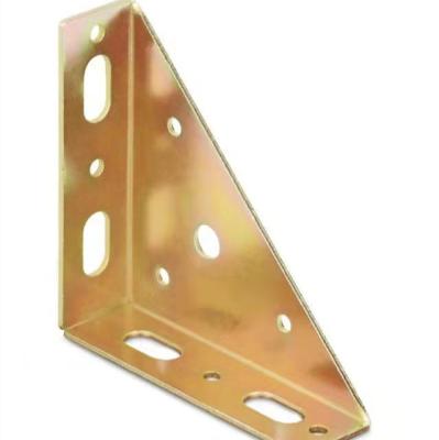 China Luxury Thickened Large Three Corner Code Fixed Hole Triangle Iron Bracket Reinforcement Hardware Bed Accessories for sale