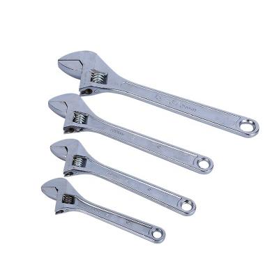 China Home jobsite/construction/hardware multi-tool 8 car repair 10 12 15 inch 45#manganese steel adjustable spanner for sale