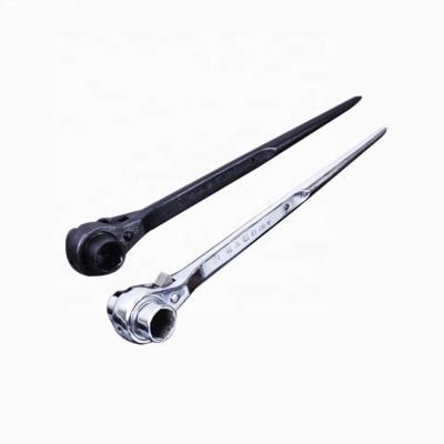 China Durable Double Ratchet Wrench Socket Wrench Tool Hexagon Scaffolding Quick Wrench Shank Ratcheting Ratcheting Wrench for sale