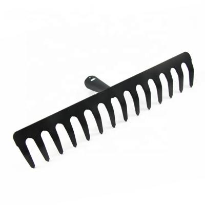 China Garden Rake Tool Steel Garden Rake Head 14 Teeth Agriculture Cultivating Rakes for sale