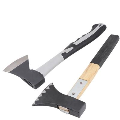 China Unrated Universal Working Broad Ax Hatchet Felling Ax With Plastic Coated Fiberglass Handle for sale