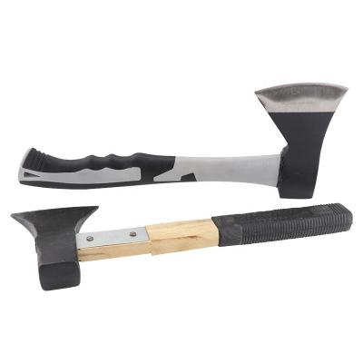 China Unrated Wholesale Chopped Wooden Handle Ax Camping Garden&Outdoor Travel Woden Handle Ax for sale