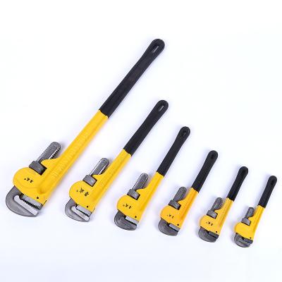 China Explosion Proof Functions Heavy Duty Reinforcement Adjustable Heat Treated Pipe Wrench Durable Pipe Wrench for sale