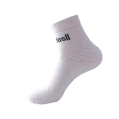 China Antibacterial Antibacterial Customize Breathable Jacquard Logo Anti Slip Sock Fashion Design for sale