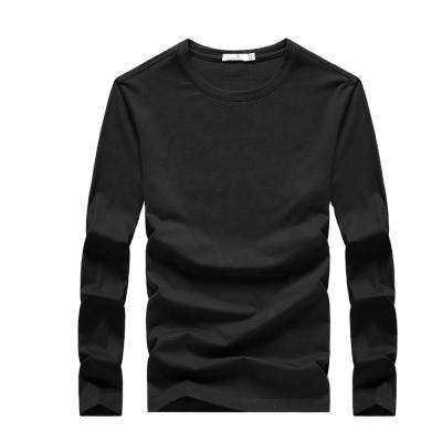 China High Quality Anti Shrink Cheap 100% Organic Cotton Long Sleeves T-Shirt With Heat Print Logo for sale