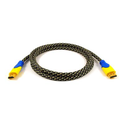 China High speed 1080p braided cord gold plated HDMI cable with customized length, OEM/ODM welcome for sale