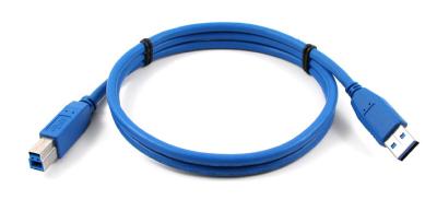 China Blue USB3.0 A-type to USB3.0 B-type for print machine cable, 1.5m 2m 3m for sale