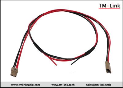 China Molex 2.5mm pitch  4 way male to female custom wire harness with PVC Jacket for sale