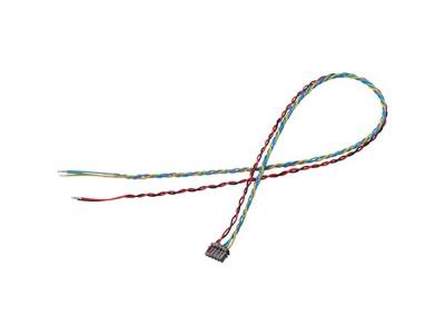 China 0.60mm Pitch (.024＂) IDC custom 32AWG wire harness for sale