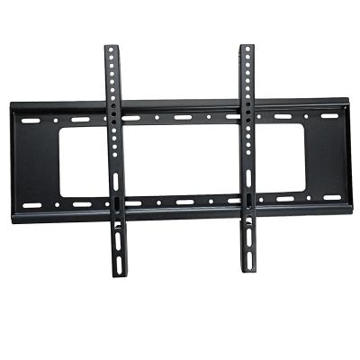 China Cold Rolled Steel Super Large Universal Slim Thin Fixed TV Wall Mount For 40-80 Inch Flat Panel TV Wall Bracket for sale