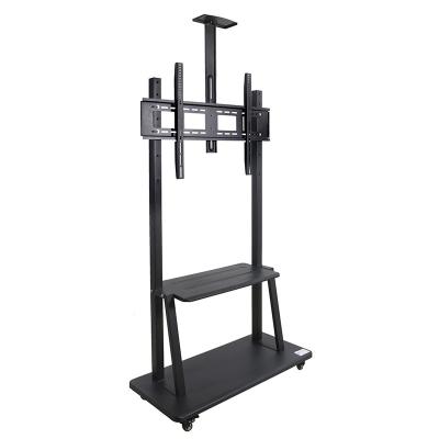 China JH-1800S TV Stand Trolley 32-100 Floor Stand Multifunctional Home Mobile Trolley Trolley With Wheels for sale