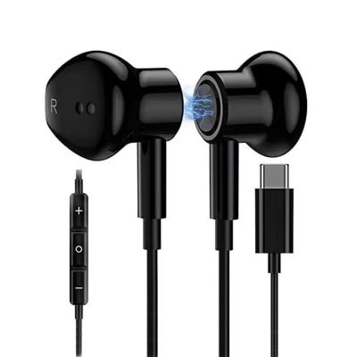 China Type-C New 2022 Wired In-Ear High Fidelity Stereo In Ear Headphones USB C Magnet Headphones For Galaxy S20 FE Note 20 Pixe for sale