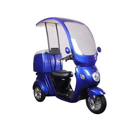 China A30 2000W Unisex Delivery Three Wheel Swing Electric Scooter With Roof for sale