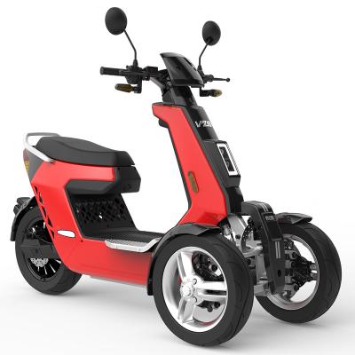 China Passenger V28 72 Volt 2000 Watt Electric Trike Street Scooter Tricycles With Disc Brake For 2 Person for sale