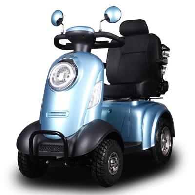 China Luxury CE SCE-340 Electric Mobility Scooter Double Seats Magnetic Brake 48V 4 Wheel 2 Wheel For Elderly Disabled People for sale