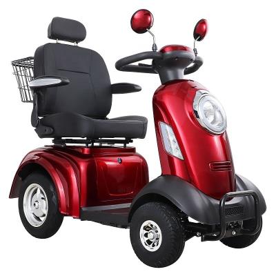 China Unisex SCE-340 Wheel Chair 4 Wheel Safe Disabled Electric Mobility Older Scooter for sale