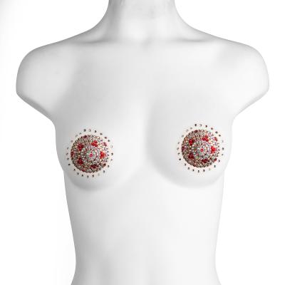 China Diamond Instant Breast Cover Wear Nipple Breast For Women Custom for sale