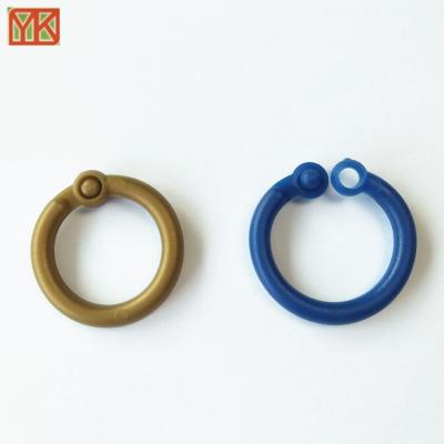 China To Install Shower Curtain Loose Leaf Yukai Plastic O Rings Plastic Book Rings Plastic Open Ring for sale