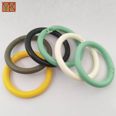 China PE Yukai Colored Plastic Snap Ring For Bathroom Shower Curtain for sale