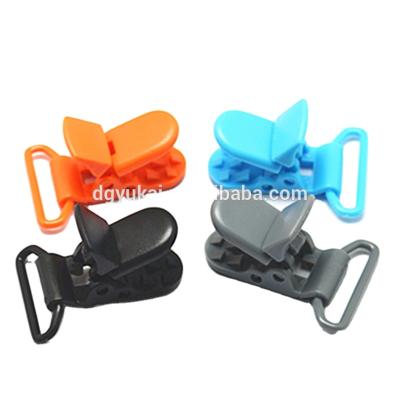 China Garment/baby/office feeding use mini plastic clips, new suspender plastic clip, toy plastic clips for sale