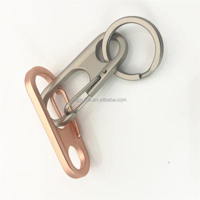 China Small Pulling Carabiner ZINC ALLOY Clasp , Snap Eye Hook For Handbags for sale