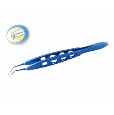 China Titanium Capsulorhexis Titanium Surgical Forceps Angled Shafts For Ophthalmic Surgical Instruments for sale