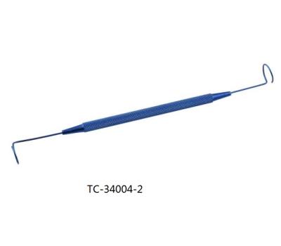 China Steel tear probe, titanium ophthalmic surgical instruments, TC-34004-2 for sale