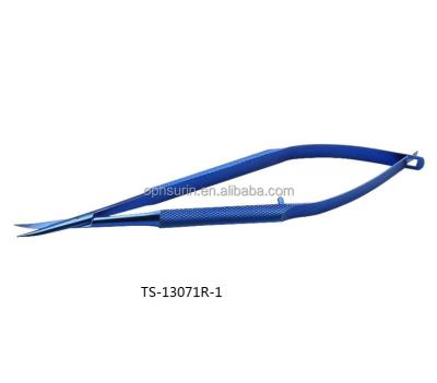 China Steel conjunctiva scissors, titanium ophthalmic surgical instruments, TS-13071R-1 for sale