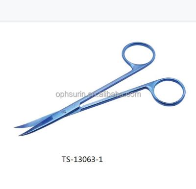 China Enucleaton steel scissors, titanium ophthalmic surgical instruments, TS-13063-1 for sale