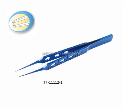 China Steel toothed forceps, titanium ophthalmic surgical instruments, TF-11112-1 for sale