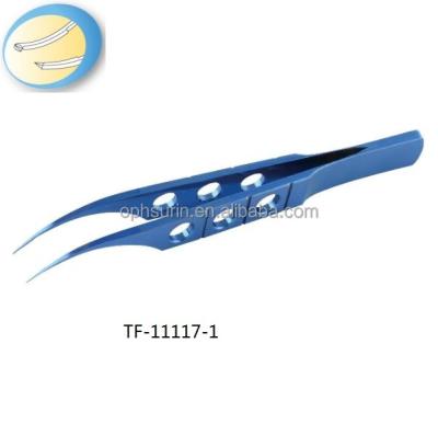 China Colibri steel conjunctiva toothed forceps, titanium ophthalmic surgical instruments, TF-11117-1 for sale