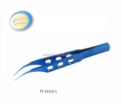 China Colibri Steel Toothed Forceps, Titanium Ophthalmic Surgical Instruments, TF-11113-1 for sale