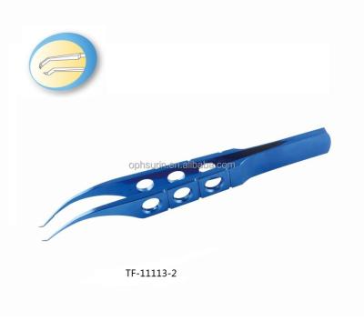 China Colibri Steel Toothed Forceps, Titanium Ophthalmic Surgical Instruments, TF-11113-2 for sale