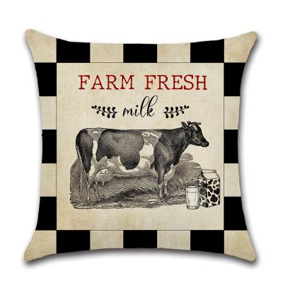 China New Retro Farmhouse Style Simple Animal Series Luxury Cushion Cover Pillow Covers Decorative for sale