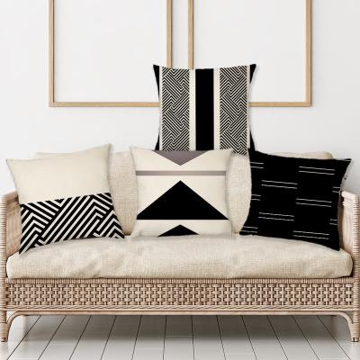 China 45x45cm New Home Geometric Sublimation Decorative Pillow Case Cushion Cover for sale