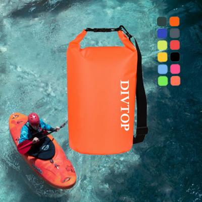 China Multifunctional OEM Logo Custom Boating Hiking Kayak Water Proof Roll Top Floating Dry Backpack, Outdoor Waterproof Water Sports Dry Bag. for sale